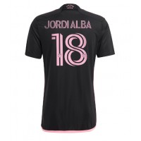 Maglie da calcio Inter Miami Jordi Alba #18 Seconda Maglia 2023-24 Manica Corta